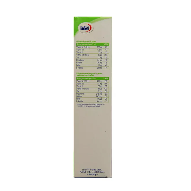 شربت آرژی پلاس یوروویتال Argi Plus 